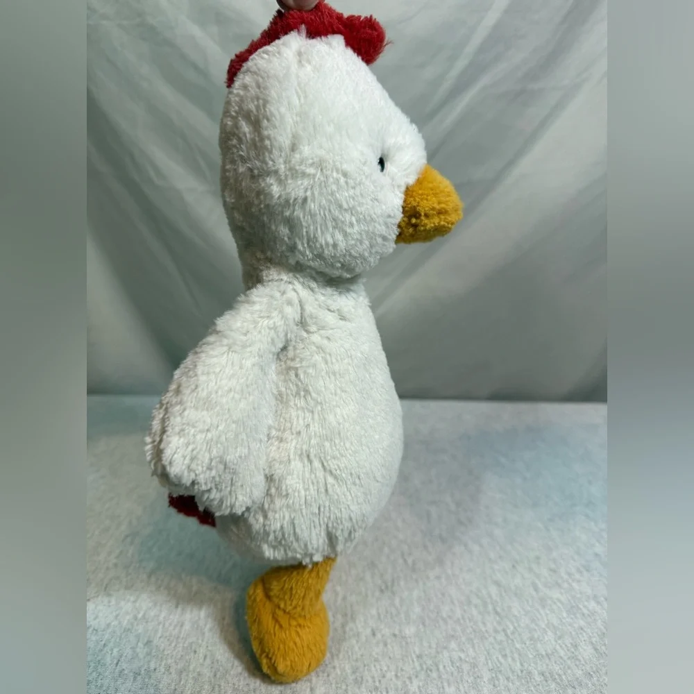 Jellycat Bashful Chicken Stuffed Animal – Medium‎ 12” 🐔💛 RETIRED